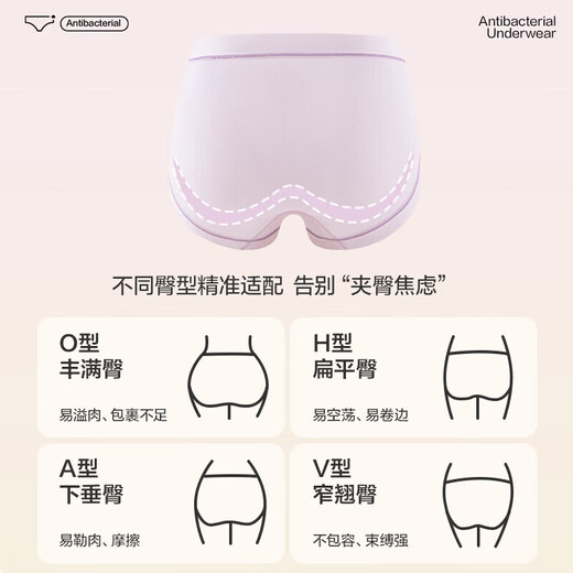 Ropa interior para mujer de la era del algodón Ropa interior para mujer 7A mejorada antibacteriana Algodón puro Vitalidad Contraste de color Pequeño círculo del arco iris Contraste Línea de color Ropa interior transpirable Mujer