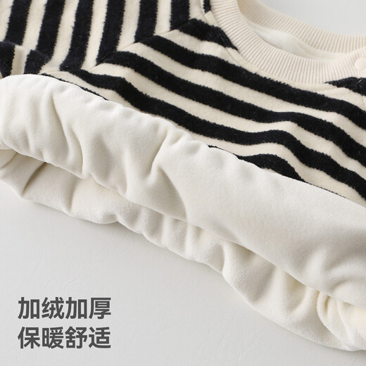 Betis baby jumpsuit suit winter newborn thickened warm overalls small month-old crawling clothes baby clothes gray 73cm