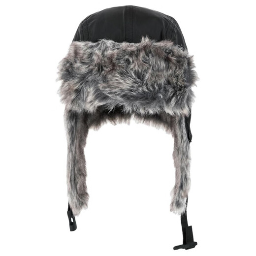 NEW ERA Brand Logo Polyester Fiber Lei Feng Hat Unisex Couple Style Black Asian Version L