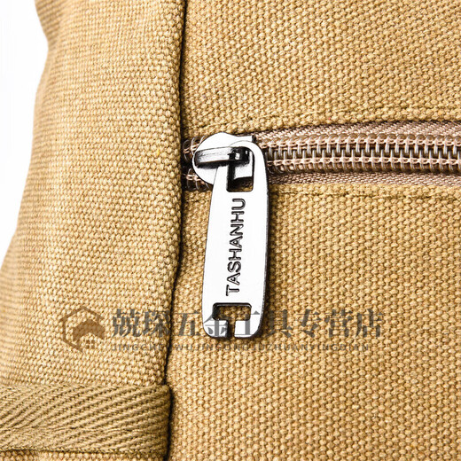 RSRDDY men's canvas bag shoulder crossbody bag multi-layer large capacity labor protection tool bag electrician tool bag durable business trip bag extra large brown
