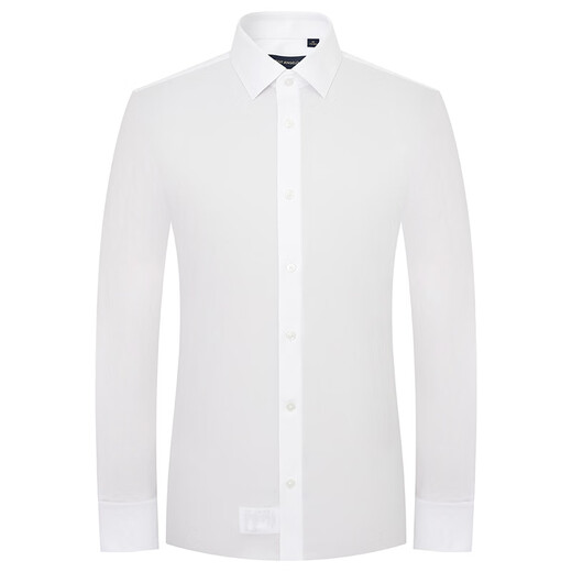 Мужская рубашка с длинными рукавами Angel Bird в том же стиле, что и Wu Lei, не требующая глажения, против морщин, легкая в уходе, мужская деловая формальная рубашка, топ белого цвета 40 (175/92A)