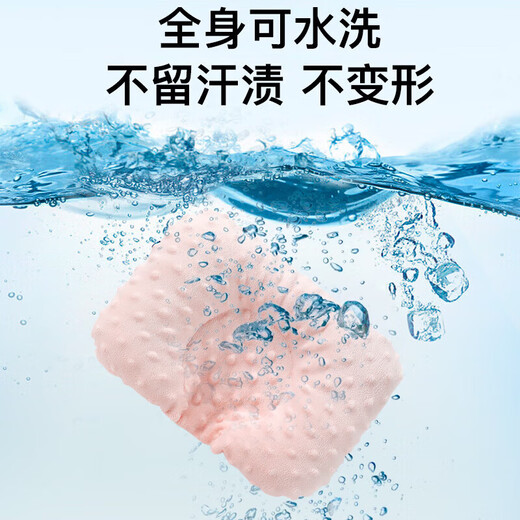 Duolingduo baby pillow 0 to 6 months shaped pillow baby corrects head shape sleeping round head newborn baby comfort bean pillow winter light gray bean velvet cotton shaped pillow solid color 28x20x1