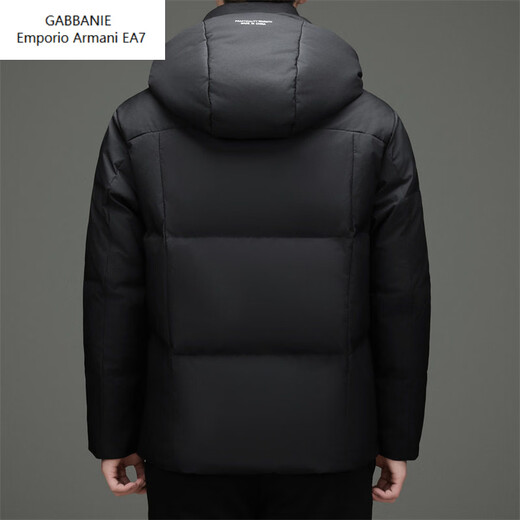 Emporio Armani EA7 Armani зимняя повседневная куртка на утином пуху с капюшоном, мужская утолщенная теплая пуховая куртка, модная мужская короткая свободная светло-зеленая XL 180 подходит для 130-150 Джин Джин равна 0,5 кг