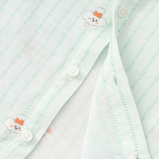 BALABALA Shopping mall same style BALABALA baby shirt baby top boy 2026 new style simple refreshing fashion green tone 00344 73