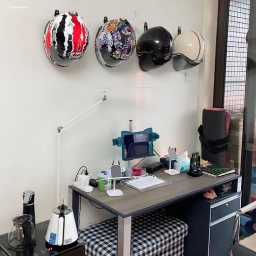 Nanbowan Selected Straight Hair Charging Pile Wire Hook BYD New Energy Vehicle Charging Gun Cable Storage Rack Universal Wire Hanging Rack Bold Black Small Round Hook with Glue + Screws