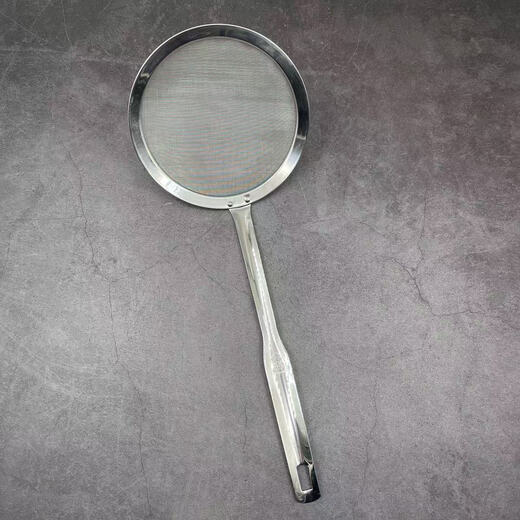 Yongfan double-layer oil filter milk tea soy milk double-leak filter tea oil grid 304 19cm filter oil grid