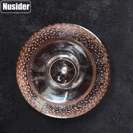 BOMP German Intelligent Electric Atomized Wine Decanter Red Wine Wine Set Crystal Red Wine Jug Solid Wood Base Quickly Automatically Awakens Intelligent Electric Atomized Wine Decanter_Ebony Wood Base Model