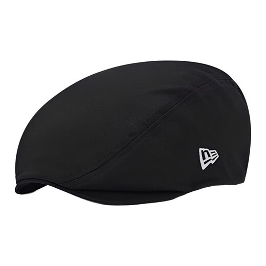 NEW ERA all-match cotton beret, same style for men and women, black black M