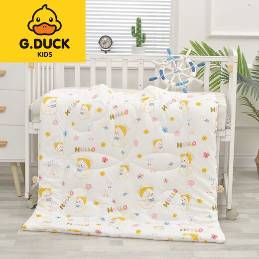 G.duck baby quilt baby mattress newborn wrap quilt type A warm and machine washable for all seasons little duck 100cm*100cm