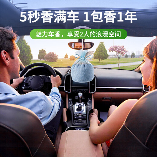 Shantou Lincun car-mounted aromatherapy car odor removal bag car atmosphere deodorization and aldehyde removal artifact deodorization bag 2025 new car-mounted imported scent bag