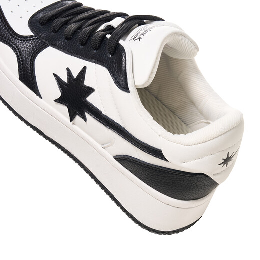 STAR WALK SOLDIER Spacer thick-soled casual shoes, new multi-color thick-soled sports and casual sneakers for men and women, comfortable and versatile, black 44 /US10