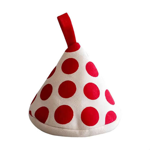 Fantasy Triangular Pot Cover Casserole Pot Insulated Pot Cap Glove-resistant Upgraded Thickened Blue Dot 1 Pack Insulated and Anti-scalding