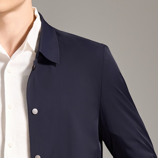 Antonio three-proof black technology high elasticity easy care soft shell jacket crisp and stylish men's cardigan single windbreaker jacket