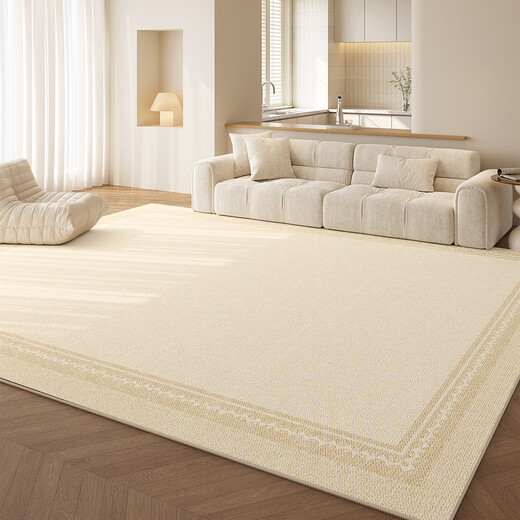Fantasy carpet living room new cream style no-wash wipeable bedroom bedside blanket light luxury high-end sofa floor mat Nuannzhi 26955 140cmx200cm high-end versatile appearance online