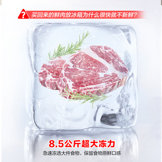 Rongsheng 609 liter double-door door-to-door refrigerator household first-class energy efficiency air-cooled frost-free frequency conversion energy-saving ultra-thin large capacity BCD-609WD11HP national subsidy BCD-609WD11HP