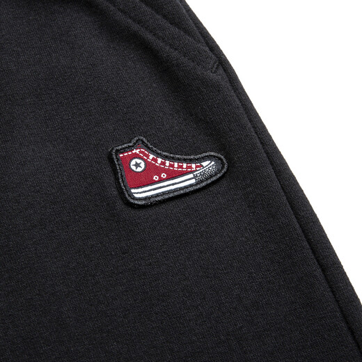 Converse Children's Trousers Autumn New Pure Cotton Girls Loose Casual Pants Medium and Big Children Elastic Boys Pants True Black 130/56 Recommended Height 116-122cm Converse Children's Trousers Autumn New Pure Cotton Girls Loose Casual Pants Medium and Big Children Elastic Boys Pants True Black 130/56 Recommended Height 116-122cm