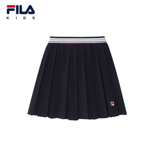FILA children's clothing short skirt 2026 spring new women's and older children's outdoor sports woolen pleated skirt RD royal blue-NV 165
