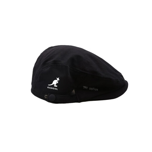 Kangol official spot retro newsboy hat female beret seaside travel forward hat painter black one size fits all 56-60cm) one size