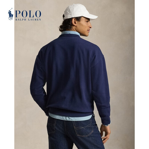 Polo Ralph Lauren Men's Spring 26 Loose Fit Graphic Sweatshirt RL100675 410-Dark Blue L