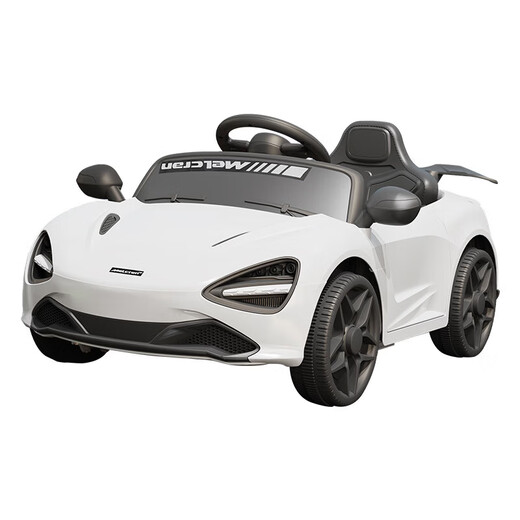 A-class children's electric car can sit on the baby's four-wheel remote control car music charging self-driving battery dual-drive children's play dual-drive 6V7 with remote control pink
