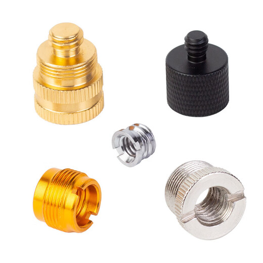 Xu ordered bracket conversion screw, microphone, microphone fixing clip, 5/8 adapter nut, 1/4 mutually convertible 3/8 connector accessories, 2 1/4 inner-turn 3/8 outer copper (nickel-plated) nuts