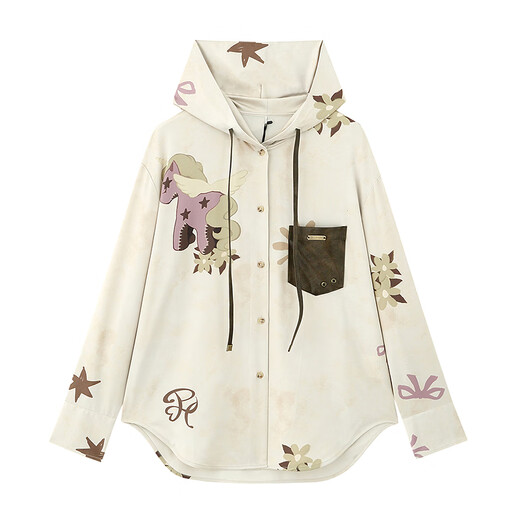 PHORM shopping mall same style 2026 spring new shirt C00922616 Khaki XS