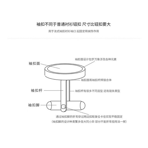 Cufflinks (KFLK) French shirt cufflinks men's light luxury custom shirt crystal cuff buttons starry sky stone sleeve nails Cufflinks K284