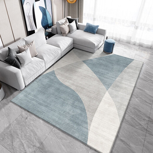 Fantasy living room carpet Japanese modern light luxury geometric pattern home bedside mat 655 40x60cm