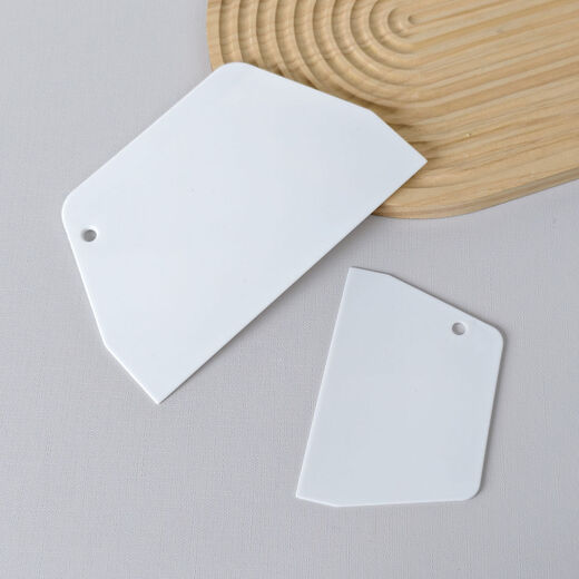 Fantasy Scraper Gourmet Baking Scraper Transparent Scraper Large Putty Scraper Wallpaper Sticker Tool White Scraper Package 3 pieces in total Thickened and durable