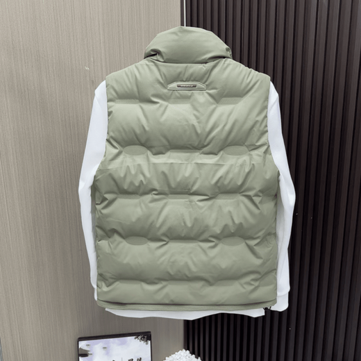 Snow Flying (SNOWFLYING) high-end winter new style men's stand-up collar down vest waistcoat no-wash versatile fashion versatile handsome top trend black