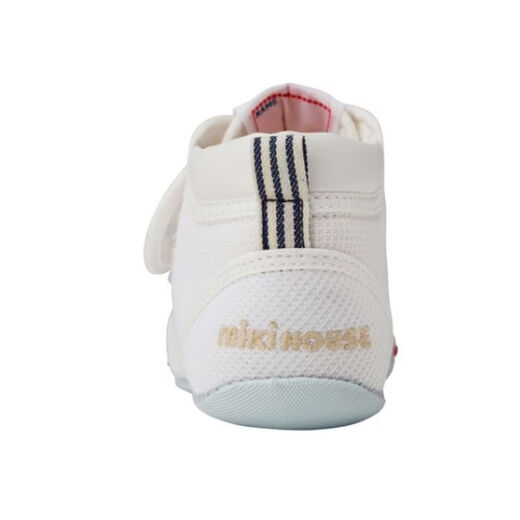 MIKIHOUSE Toddler Shoes Mickey House Bear Embroidery Beginner Shoes (11.5cm-13.5cm) Shoes Direct Shipping from Japan Beige (09) 12cm