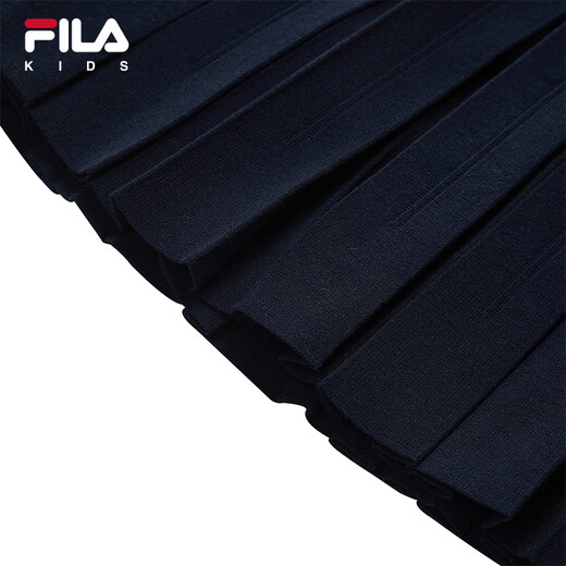 FILA children's clothing short skirt 2026 spring new women's and older children's outdoor sports woolen pleated skirt RD royal blue-NV 165