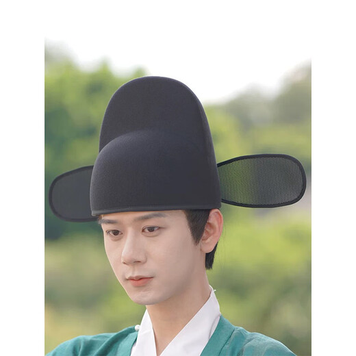 Hanzhaige Wuyixiang Ming-made black gauze hat Hanfu hat men's Ming Dynasty official hat ancient style first clothes deformation and easy recovery black adult one size fits all (head circumference 56-60cm)