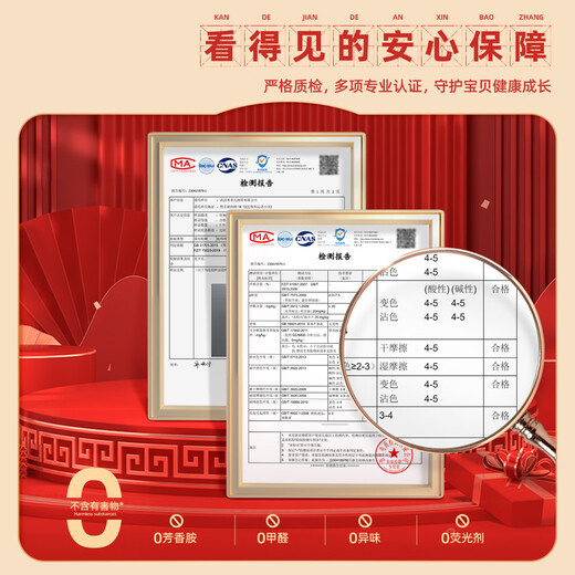 Jeanswest parent-child clothing for a family of four, winter clothing, short-sleeved T-shirts for the year of birth, family portrait, red New Year's greetings clothes, New Year limited short-sleeved 02 165 recommended weight 90-110 Jin Jin equals 0.5 kg