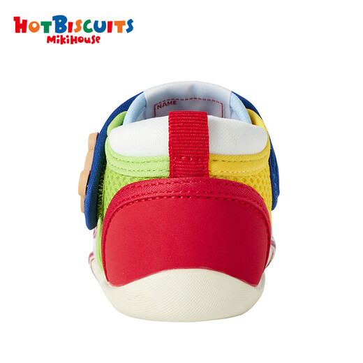 MIKIHOUSE children's sandals fresh color-blocked toe-toe toddler sandals anti-kicking foot protection HOTBISCUITS multi-color 13.5 (suitable for feet 13cm long)