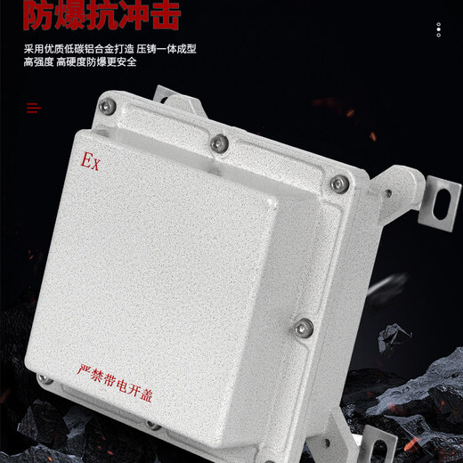 Explosion-proof junction box empty box power distribution instrument box control cabinet stainless steel custom junction box lighting power operating column increased safety type 135*135*90