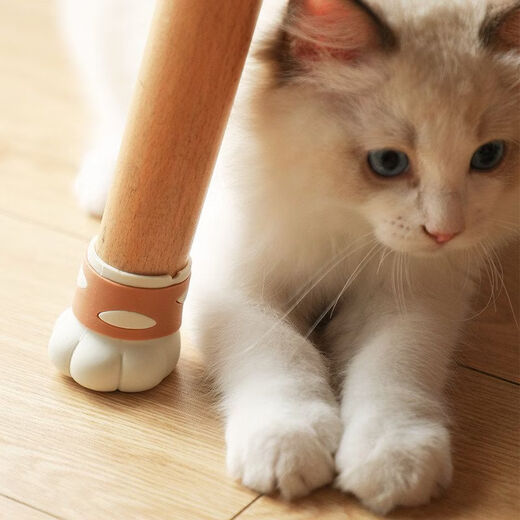 Shantou Lincun Cute Cat Claw Chair Foot Pads Silent Anti-Slip Table and Chair Leg Pads Silicone Wear-Resistant Foot Covers Stool Leg Protectors Anti-Slip Style 8 Pack (Patented Product, Counterfeiting Will Be Investigated)