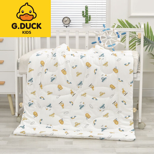 G.duck baby quilt baby mattress newborn wrap quilt type A warm and machine washable for all seasons little duck 100cm*100cm