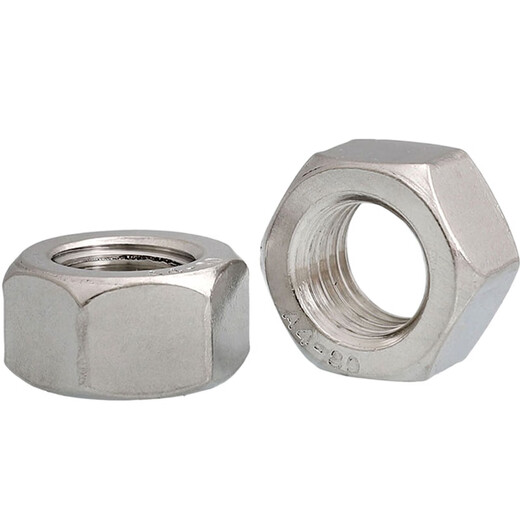 Xu ordered 304 stainless steel fine-thread counter-thread nut, left-hand/left-thread nut counter-thread M10M12M14M16* M8*1 fine-thread counter-thread (10 pieces)