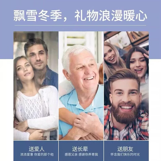 EGW international luxury brand light luxury pure cashmere high-end winter scarf fashion casual birthday gift for boyfriend Xianhuatuo gift box