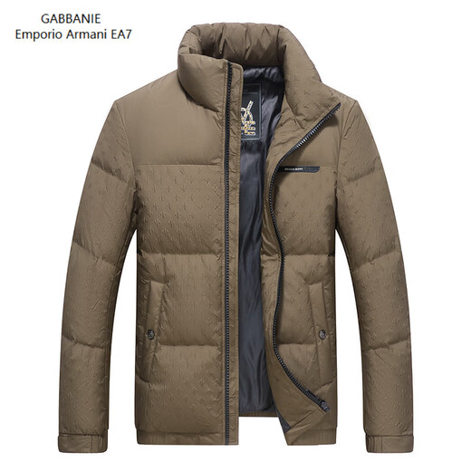 Emporio Armani EA7 Armani 2026 new autumn and winter young and middle-aged men's fashion casual warm jacket men's white duck down collar black M 170