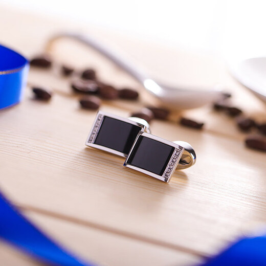 KFLK black all-match French shirt cufflinks men's custom light luxury cuff buttons shirt cufflinks Cufflinks K020