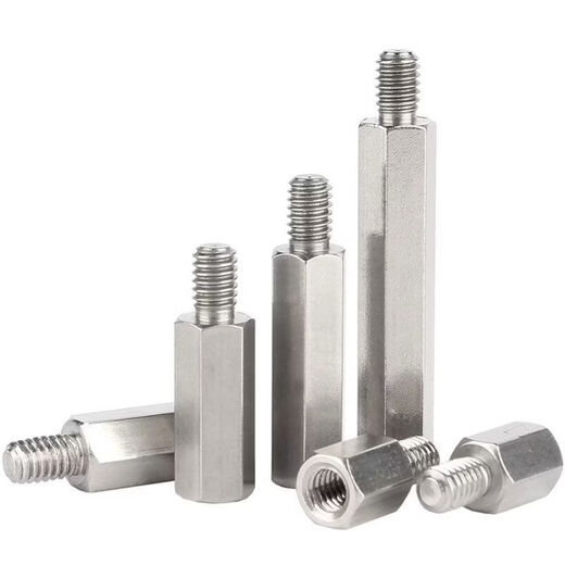 CLCEY factory wholesale 04 stainless steel single head hexagonal stud M4M6 single-pass chassis motherboard screw connection column isolation M8*40+1250 pcs