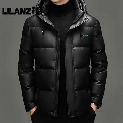 LILANZ новая зимняя мужская куртка-пуховик с капюшоном мужская теплая куртка новая повседневная белая куртка-пуховик с капюшоном для людей молодого и среднего возраста овсяного цвета 14XL (190)