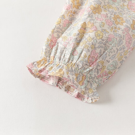 DAVE&BELLA girls' shirts pure cotton medium and large children's shirts 2026 spring new style children's tops little girls bottoming shirt purple pink ready stock 120 cm (recommended height 110-120cm)