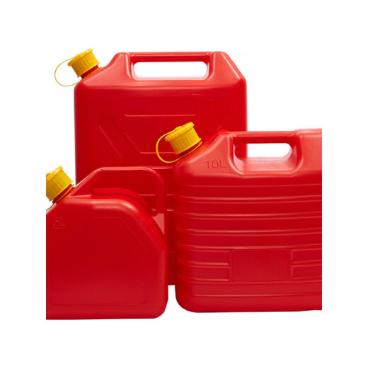Gongma Yinxin new HPDE built-in oil pipe gasoline packaging barrel plastic portable gasoline barrel plastic barrel diesel barrel yellow lid plastic barrel 10L