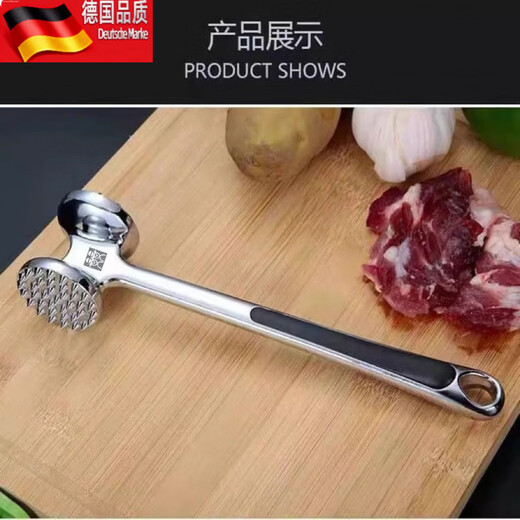 Martillo para carne Tuojin, martillo para carne de doble cara para el hogar, martillo para carne de acero inoxidable, martillo para carne suelta, martillo ablandador de carne, herramienta especial de cocina, martillo para carne de doble cara, acero inoxidable 304 de grado alimenticio