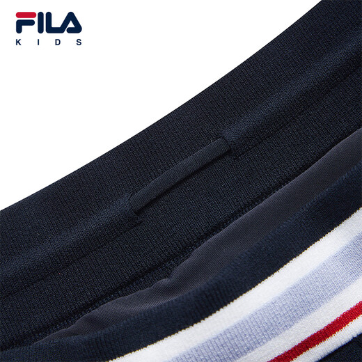 FILA children's clothing short skirt 2026 spring new women's and older children's outdoor sports woolen pleated skirt RD royal blue-NV 165