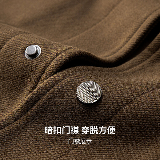 Sundesi White Duck Down & Sheep Wool 25 Winter Men's New Down Jacket Lapel Fashion Jacket Black M 170/88A