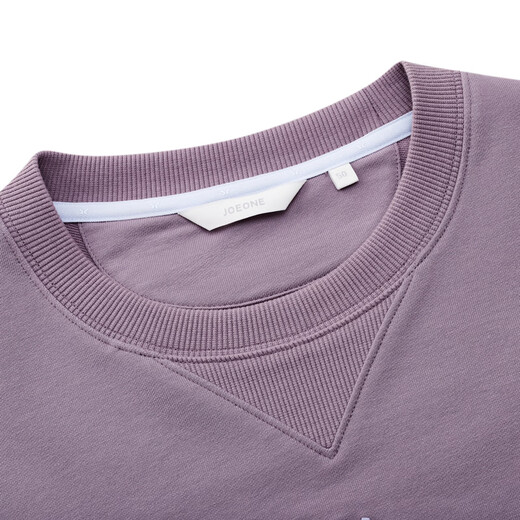 JOEONE Shopping mall same style sweatshirt men's 26 spring new antibacterial fabric free park top standard version + cold mist purple + DH1610243 S 165/88A (46)